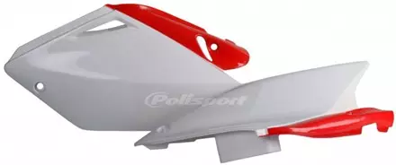 Щиток бокового номера CRF250R '2004-05, красно-белый