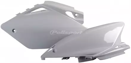 Щиток бокового номера CRF450R '2005-06, белый
