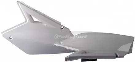 Щиток бокового номера RMZ250 '2007-09, белый