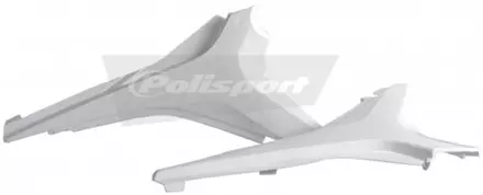 Верхняя часть бокового номера CRF250R '2010-13-CRF450R '2009-12, белый