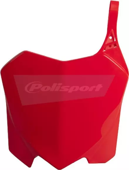Щиток переднего номера CRF250R '2010-13-CRF450R '2009-12, красный