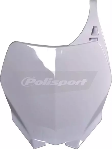 Щиток переднего номера YZ125-250 '2005-14-YZ250F-450F '2005-09, белый