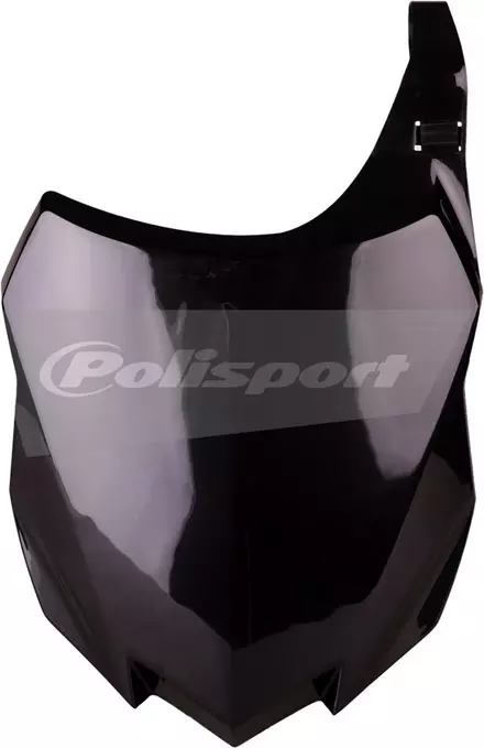 Щиток переднего номера KX250F '2013-16-KX450F '2013-15, черный
