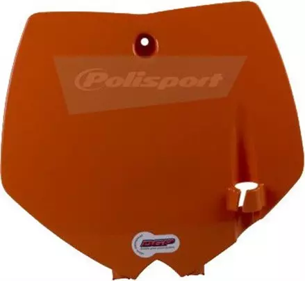 Щиток переднего номера KTM SX65 '2002-08, оранжевый