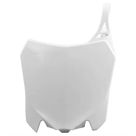 Щиток переднего номера Honda CRF450R '2017->-CRF250R '2018->, белый