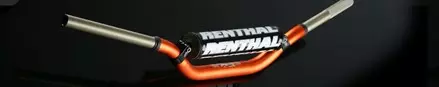 Руль кроссовый 1-1/8 (28 мм) Renthal Twinwall Rc - Honda Cr-Crf 04-13 - Kawasaki Kx-Kxf 06-13 оранже