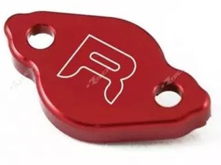 Крышка заднего тормозного бачка красная CR/CRF125-450 00-17