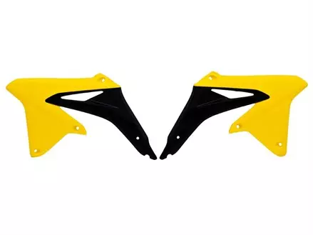 Боковины радиатора RMZ450 08-17 # RMX450Z 10-18 желто-черные