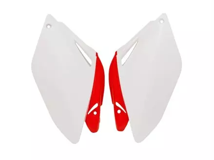 Боковины задние CRF250R 06-09 бело-красные