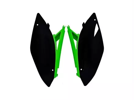 Боковины задние KX250F 09-12 # KX450F 09-11 черно-зеленые