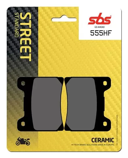 Тормозные колодки, передние Ceramic SBS 555HF