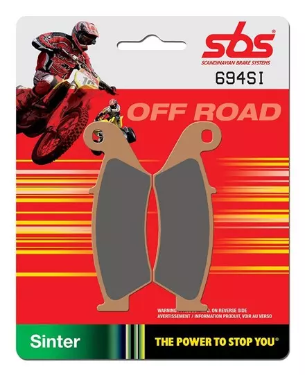 Тормозные колодки передние SBS 694SI для SUZUKI DRZ 400 59300-13860, 59300-29860, RMZ 450 05-19, RMZ