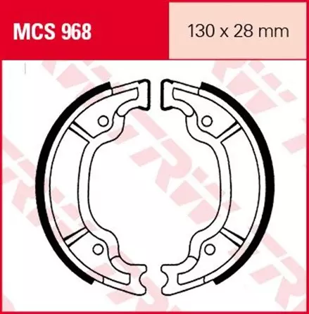 Тормозные колодки TRW MCS968 для мотоциклов
