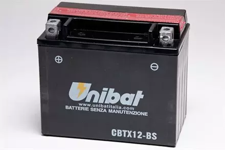 Аккумулятор UNIBAT YTX12-BS для мотоциклов