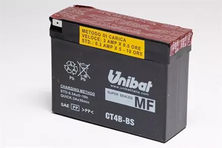 Аккумулятор UNIBAT YT4B-BS для мотоциклов