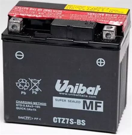 Аккумулятор UNIBAT YTZ7S для мотоциклов