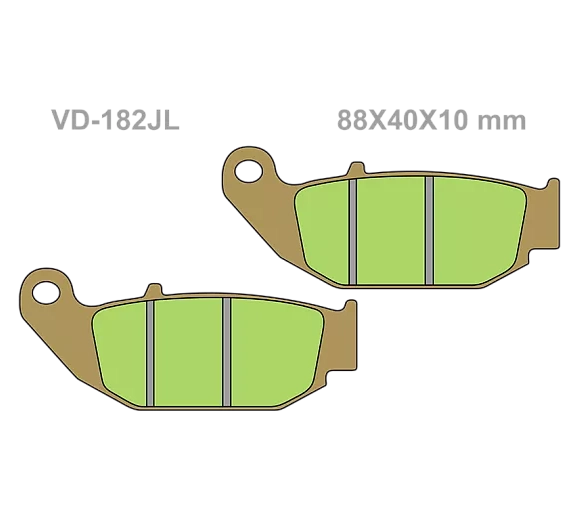 Тормозные колодки Vesrah VD-182JL