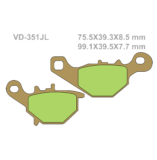 Тормозные колодки Vesrah VD-351JL