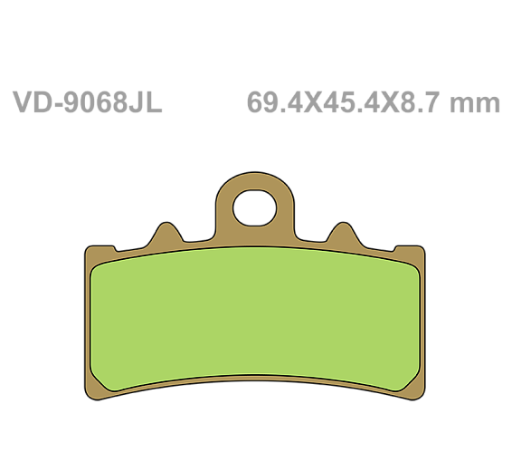 Тормозные колодки Vesrah VD-9068JL