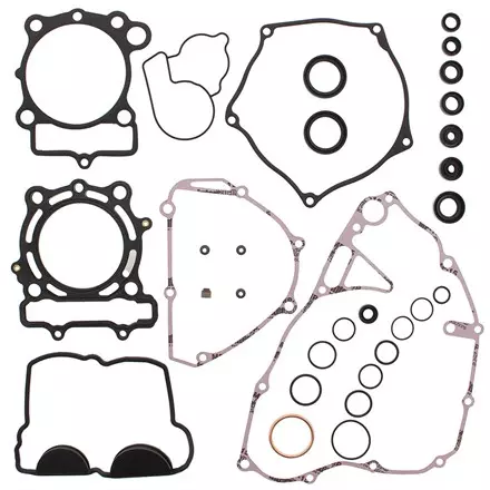 Комплект прокладок и сальников двигателя полный WINDEROSA Kawasaki KX250F 09-16 (811481)