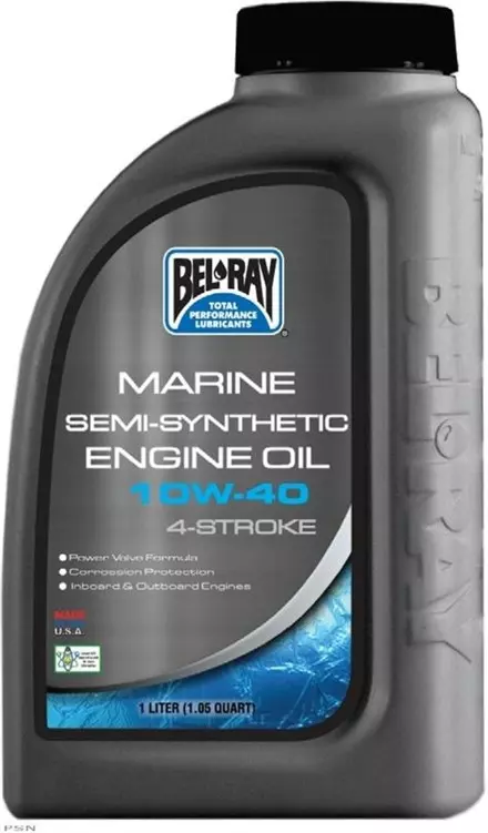 Моторное масло BEL-RAY Marine 10W30 (1 литр) для лодочных моторов и гидроциклов