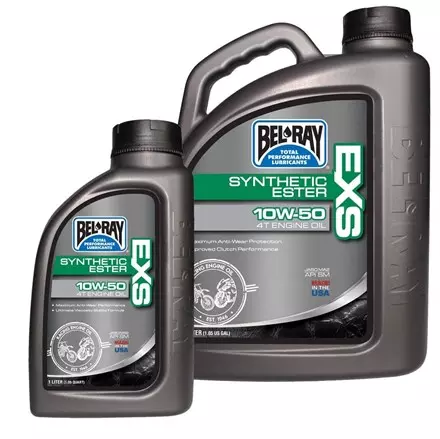 Моторное масло BEL-RAY EXS Synthetic Ester 4T 10W-40 бочка 208л