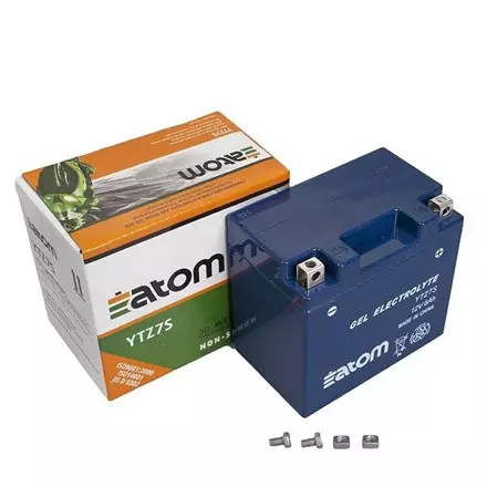 [ATOM] Мото Аккумулятор YTZ7S GEL гелевый