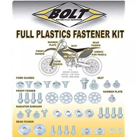 Комплект крепежа пластика Bolt HON-0409024 для мотоцикла