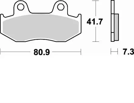 Тормозные колодки Braking 667SM1