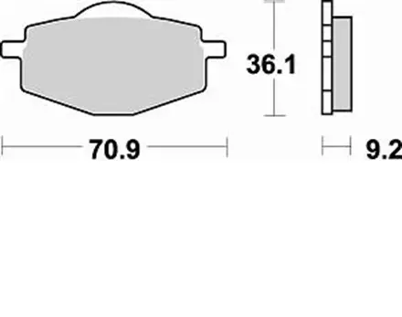 Тормозные колодки Braking 685SM1