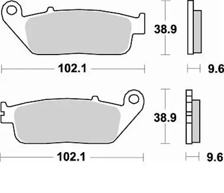 Тормозные колодки Braking 720SM1