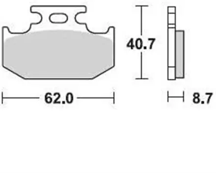 Тормозные колодки Braking 722CM44