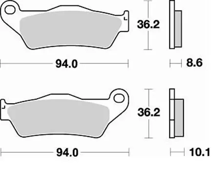 Тормозные колодки Braking 794SM1