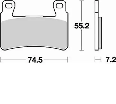Тормозные колодки Braking 827CM55