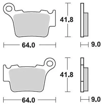 Тормозные колодки Braking 891SM1