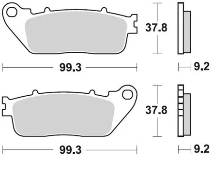 Тормозные колодки Braking 942SM1