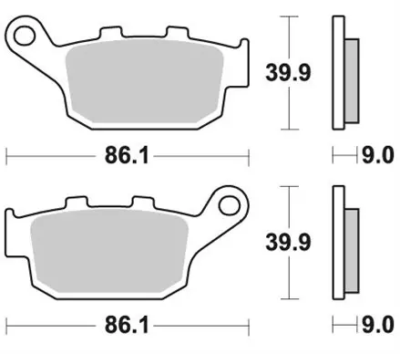 Тормозные колодки Braking 956CM56