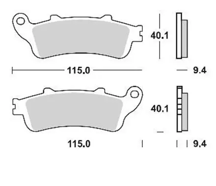 Тормозные колодки Braking 653SM1