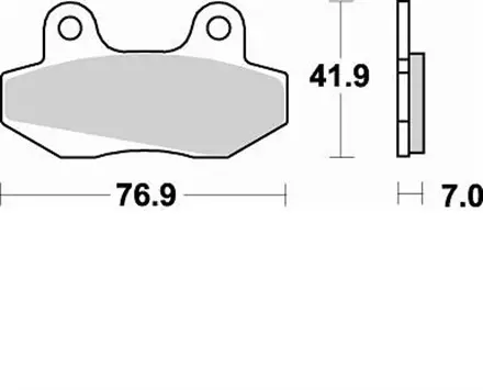 Тормозные колодки Braking 673SM1