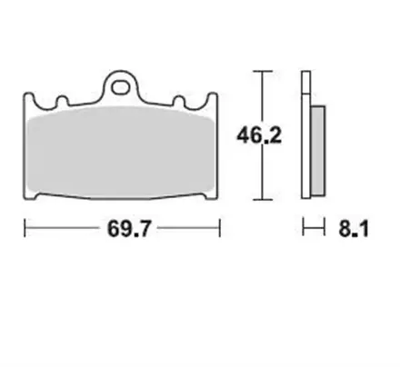 Тормозные колодки Braking 715CM66