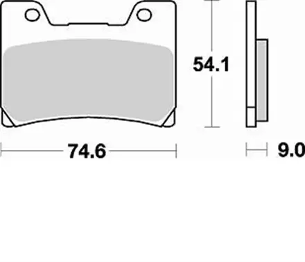 Тормозные колодки Braking 729SM1