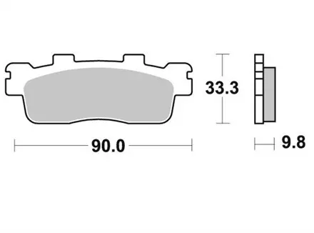 Тормозные колодки Braking 945SM1