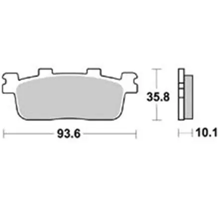 Тормозные колодки Braking 958SM1