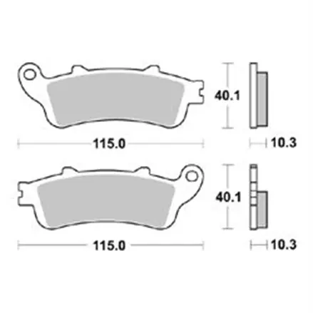 Тормозные колодки Braking 962CM56