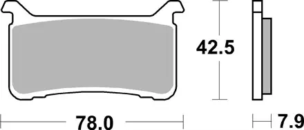 Тормозные колодки Braking P50978