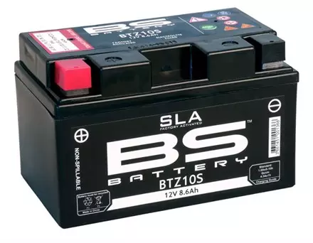 BTZ10S (FA) Аккумулятор BS SLA, 12В, 8.6 Ач, 190 А 150x88x93, прямая (+ / -), (YTZ10S)