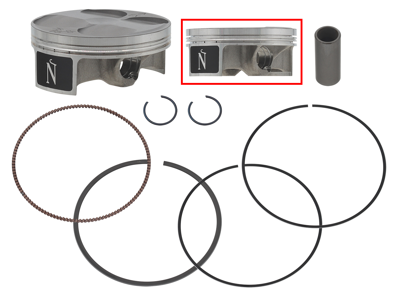 Кованный поршневой комплект YAMAHA YZF250 19-22 WRF250 20-22 YZF250X 20-22 76.97mm NAMURA B7B-116A0-00-00 B7B-11631-00-00 1SM-11633-20-00 1SM-11603-00-00