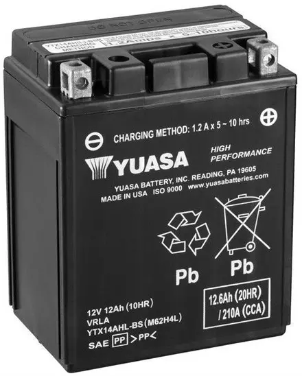Аккумулятор YUASA YTX14AHL-BS для мотоциклов