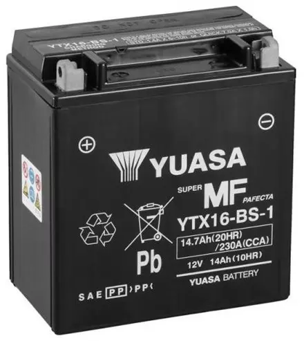 Аккумулятор YUASA YTX16-BS-1 для мотоциклов