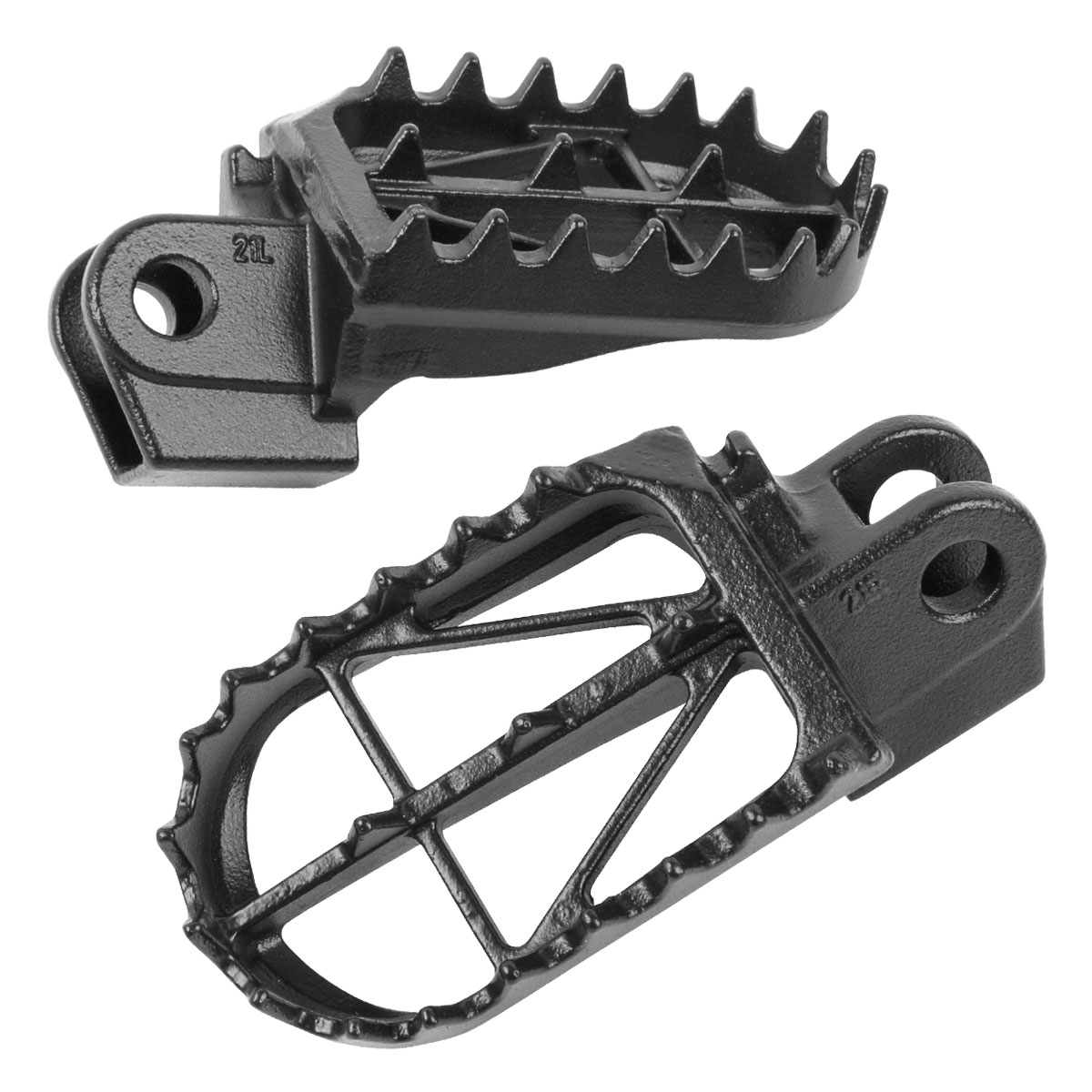 Широкие стальные подножки Mid Zeta для мотоцикла DRZ400R/S/SM,RMX-250R/S,RM125/250'91-'02